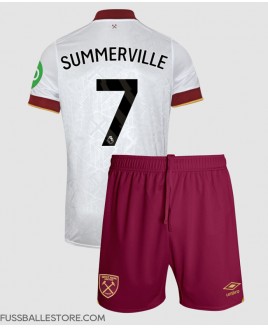 Günstige West Ham United Crysencio Summerville #7 3rd trikot Kinder 2024-25 Kurzarm (+ Kurze Hosen)